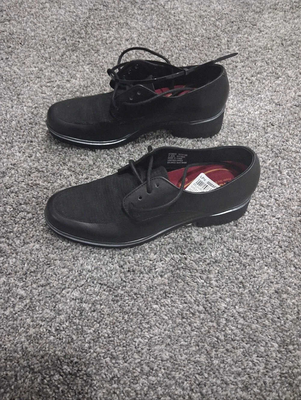 Munro Ronnie Black Lizard  Oxford Loafer Sizr 7.5 NWT